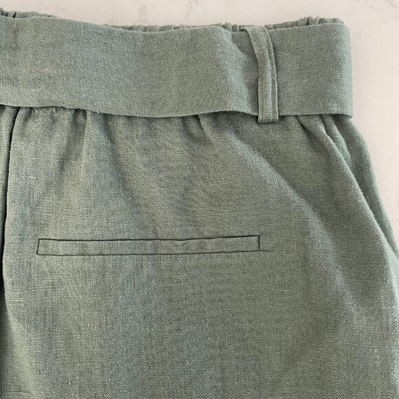 Vero Moda Vmamelia Hi Waist Pull On Lined Shorts Laurel Wreath Green Sz 6 NWT - Picture 9 of 13